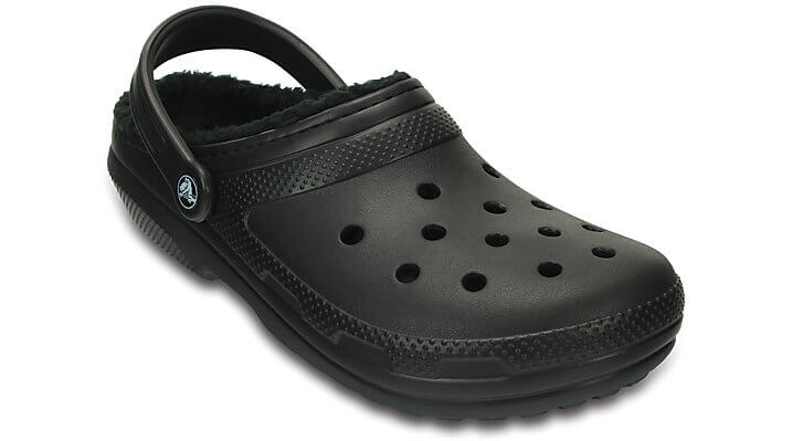Crocs Unisex Classic Clog With Fuzzy Liner
