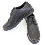 Leather Shoes Flexible perforated Slip-Resistant shoes
