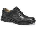 Men Dockers BRIGADE Black Lace-Up Slip-Resistant Oxford Shoes
